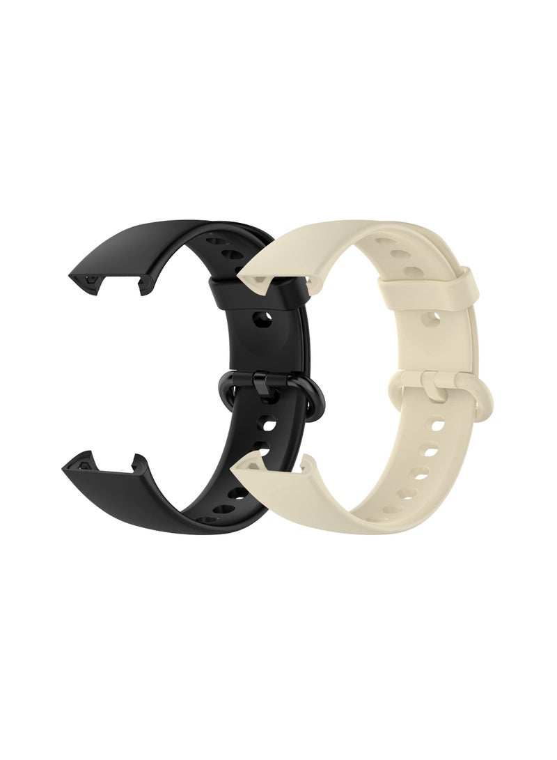 Anmi 2 Straps Compatible with Redmi Watch 2 Lite u0026 POCO Watch u0026 Xiaomi Mi Watch 2 Lite Silicone Strap for Men, Women - Image 2