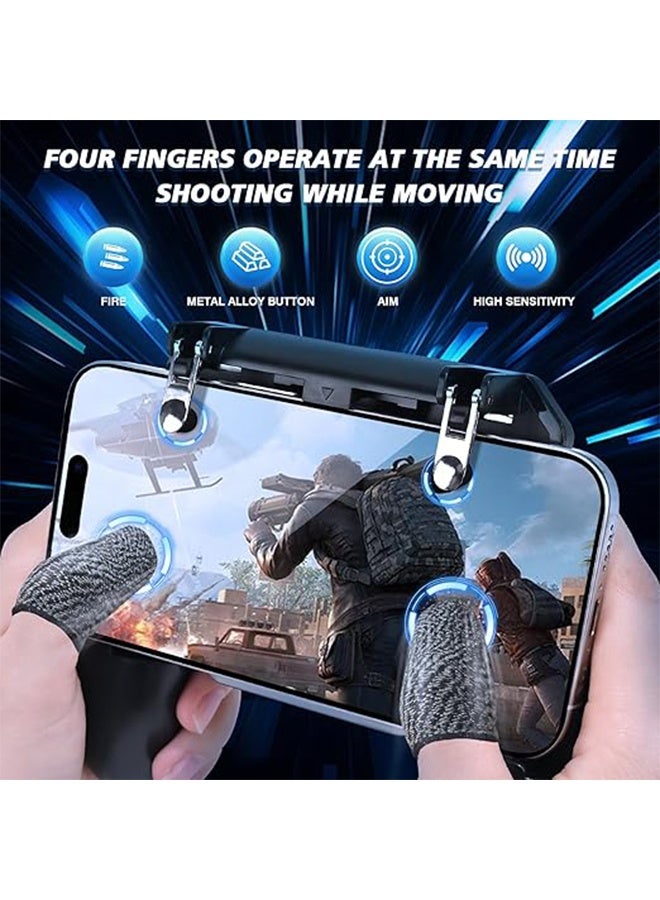 Game Controller for iOS & Android, Phone Trigger Gamepad with Sensitive Aim & Shoot, 3 in 1 Design, Compatible for PUBG/Knives Out/Call of Duty - Image 2