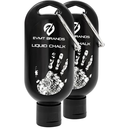EVMT Brands Liquid Chalk. Mess Free Gym Chalk for Weightlifting, Gymnastics, Rock Climbing, Dancing, and Lifting. Sweat Resistant and Long Lasting for Stronger Hand Grip. Package May Vary. - Image 1