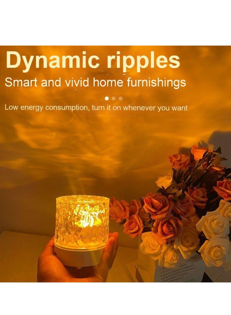 RGB Color-changing Crystal Table Lamp - Remote Control for Multi-color LED Light Strip, Dimmable and USB Chargable, Suitable for Bedroom, Dinner Setting, Bar and Game Room  - Image 3