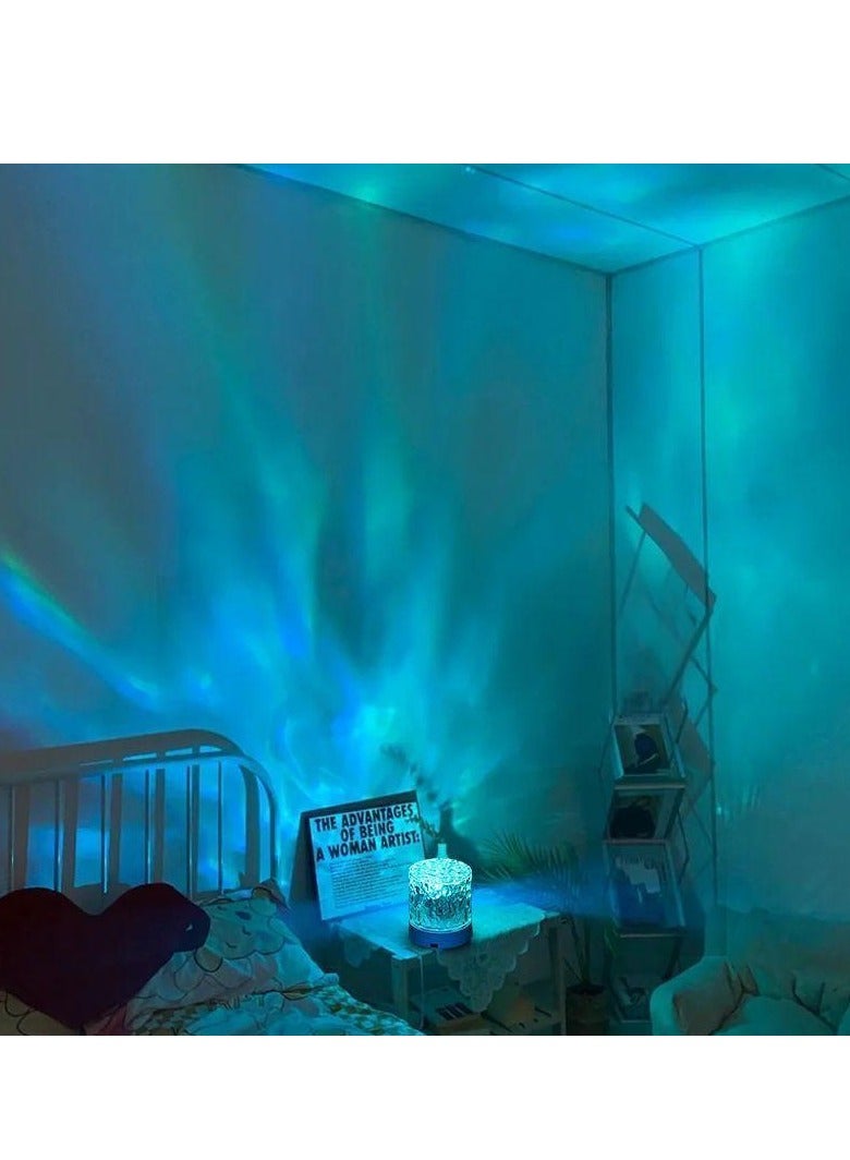 RGB Color-changing Crystal Table Lamp - Remote Control for Multi-color LED Light Strip, Dimmable and USB Chargable, Suitable for Bedroom, Dinner Setting, Bar and Game Room  - Image 5