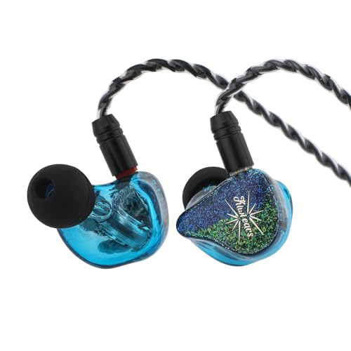 Linsoul Kiwi Ears Forteza in Ear Monitor, 1BA + 2DD HiFi Wired Earbuds, Gaming Earbuds, Hybrid Driver IEM Earphones Headphones, with Detachable IEM Cable for Musician Gamer (Blue) - Image 1