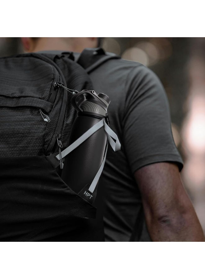 FjBottle Stainless Steel Water Bottle 1L with Magnetic Lid, BPA Free Insulated Water Bottle, Sports Metal Water Bottle Hot&Cold Drinks Vacuum Flask Leak-Proof for Gym, Work, Travel - Image 5