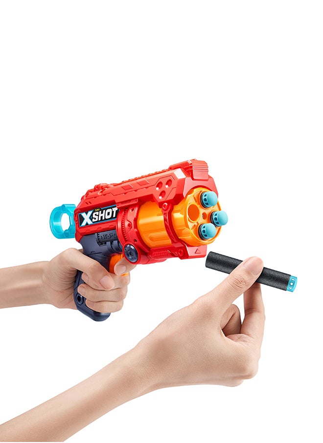 Zuru X-Shot إكسل فيوري 2X فيوري 4 - لعبة تصويب أكشن للأطفال، المراهقين، والبالغين، الأولاد والبنات، أنشطة خارجية في العطلات، هدايا للأطفال من عمر 8 سنوات فأكثر  - Image 5
