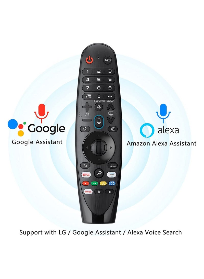ELTRAZONE Voice Magic Remote AKB75855501 for LG AN-MR20GA AN-MR19BA Smart TV Magic Remote Replacement, with Pointer Function - Image 4
