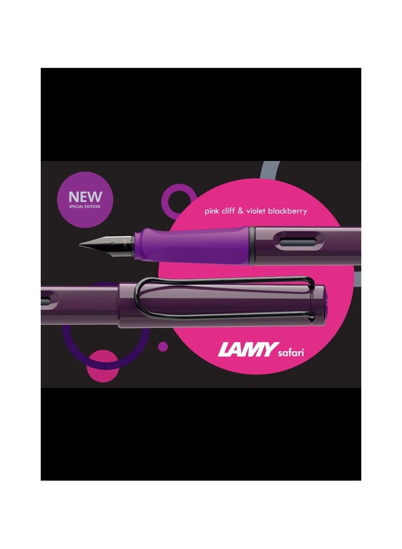 LAMY Purple Fountain Pen Fine Nib - Image 1