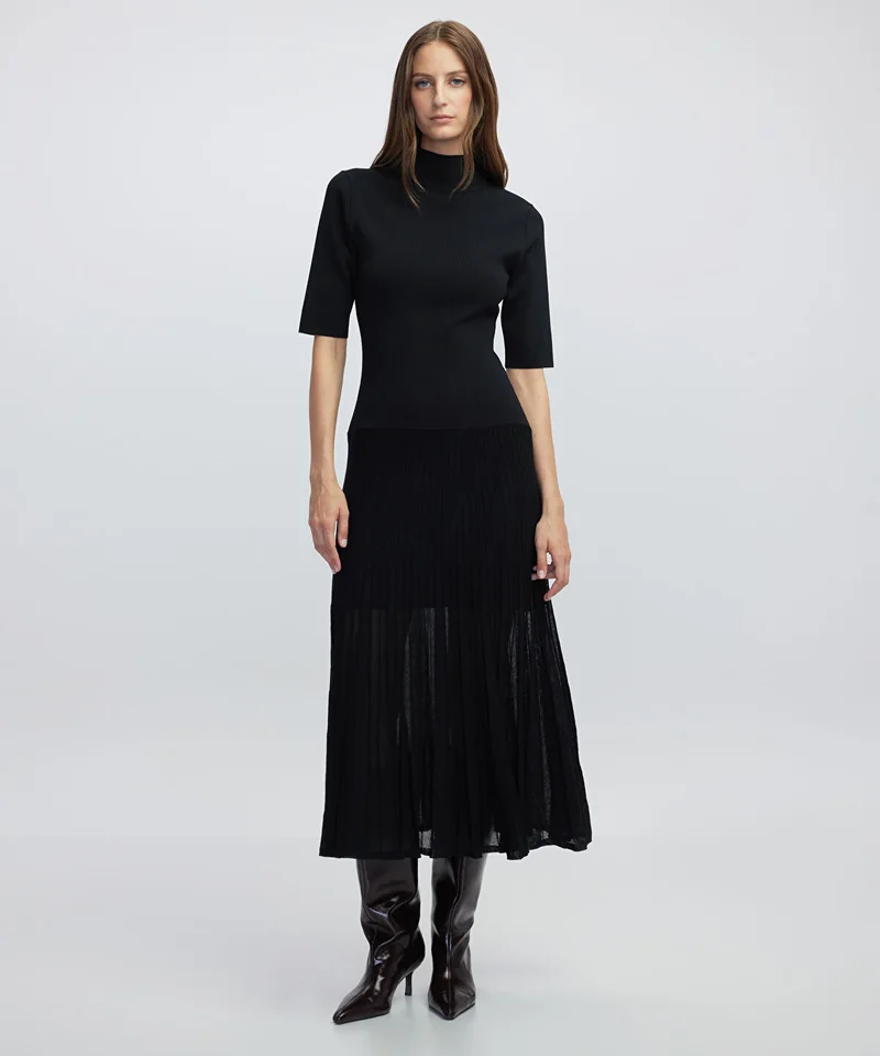 Ipekyol Pleated Knit Dress