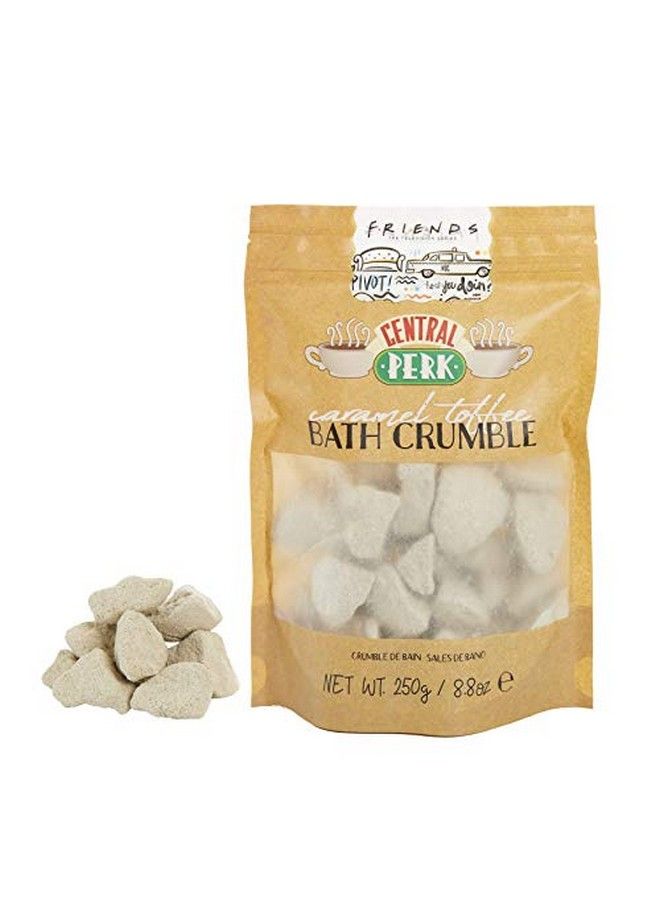 Paladone فتات الاستحمام سنترال بيرك 250 جرام برائحة الكراميل والحلوى، بضائع مرخصة رسميًا من مسلسل Friends التلفزيوني - Image 2