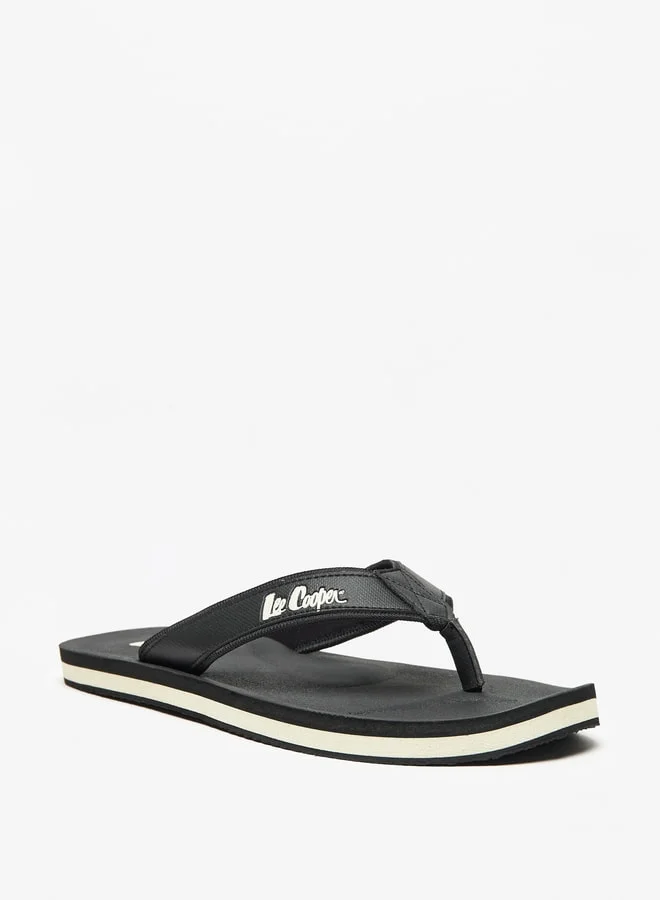 Lee Cooper Men's Logo Print Flip Flops