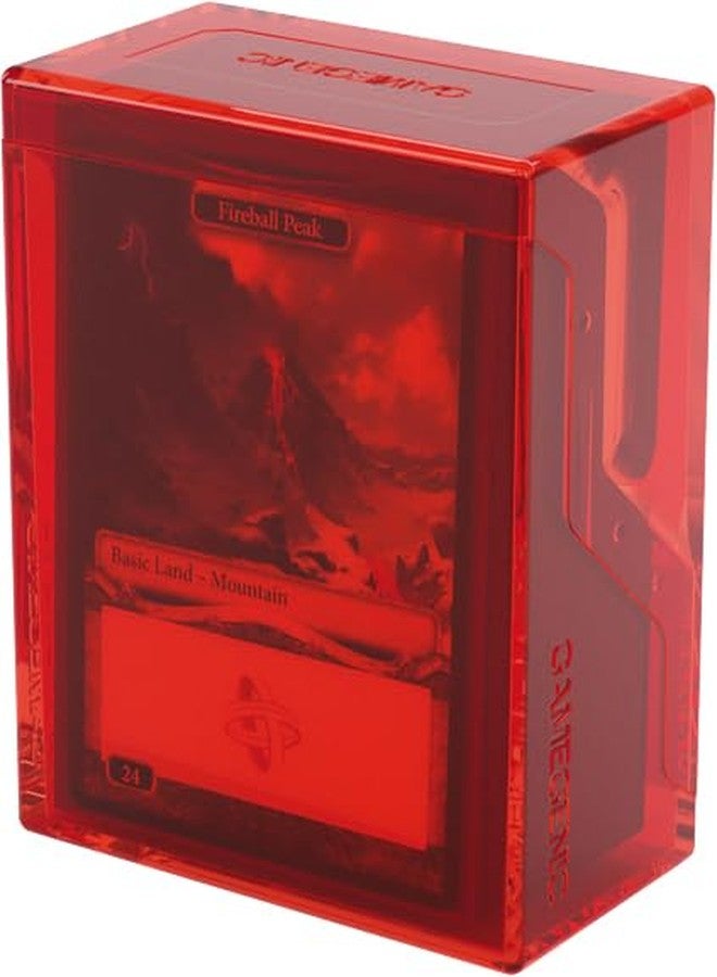 Asmodee Gamegenic Bastion 50+ XL Deck Box - Compact, Secure, and Perfectly Organized for Your Trading Cards! Safely Protects 50+ Double-Sleeved Cards, White Color, Made - Image 2
