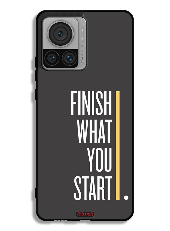 Tolwak Motorola Moto X30 Pro Protective Case Cover Finish What You Start - Image 1