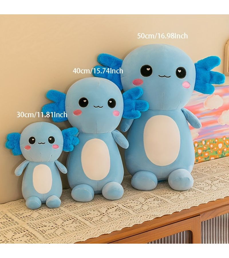 Pink Axolotl Plush Pillow 11.81inch Soft Stuffed Animal Kawaii Home Decoration Gift - Image 3