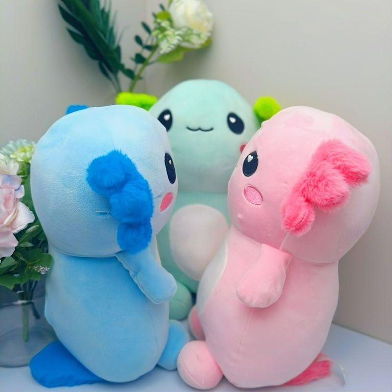 Pink Axolotl Plush Pillow 11.81inch Soft Stuffed Animal Kawaii Home Decoration Gift - Image 5