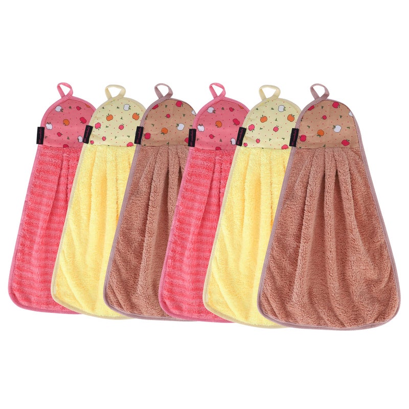 NFI essentials Microfiber Wash Basin Towel, Kitchen Napkin Set 200GSM, Hanging Towel for Washbasin Kitchen Use (Pack of 6) - Image 1