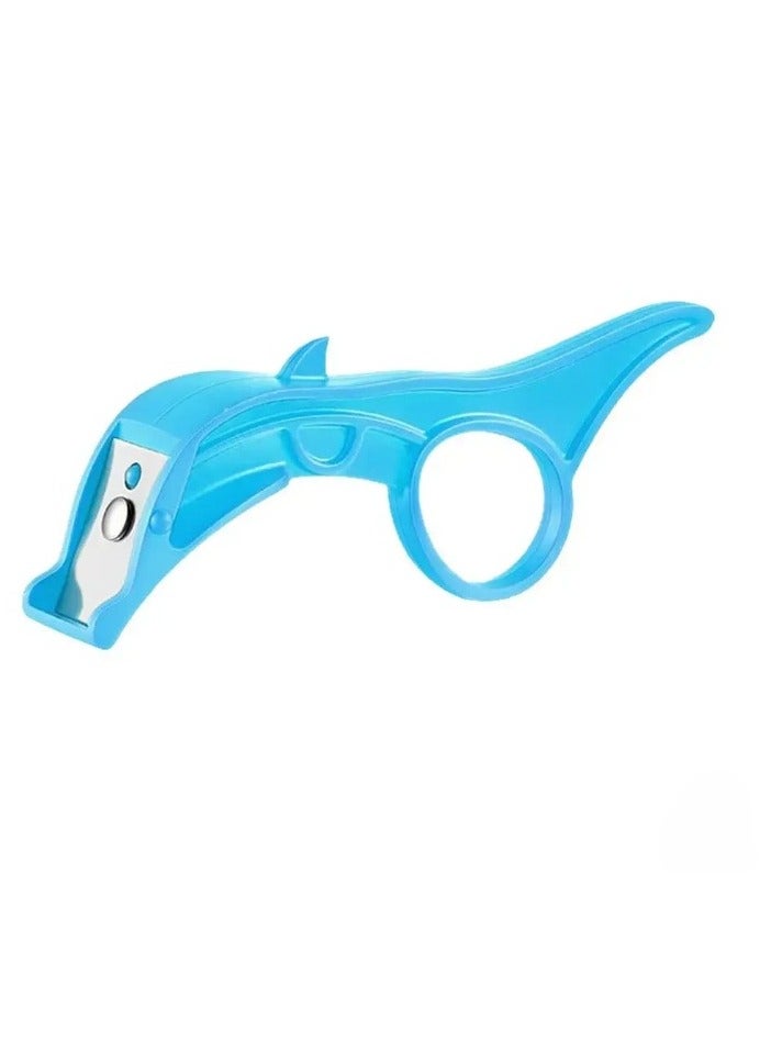 AROAQ Portable Fruit Vegetables Peeler, Strong And Durable Stainless Steel Manual Peeler, Portable Kitchen Knife Cutter Tool, Anti Slip Potatoes Peeler For Kitchen, (1pc, Blue)  - Image 1