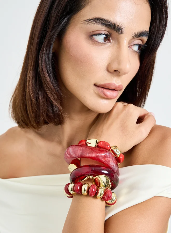 ستايلي Pack Of 5 Fashion Bracelet
