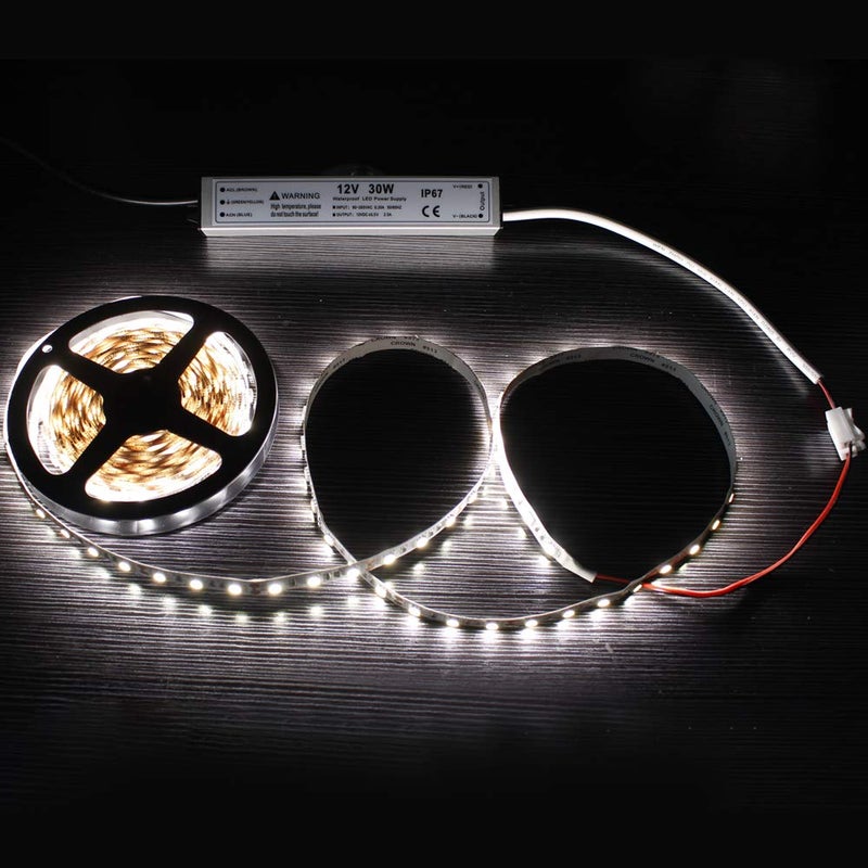 Bingotec 30W 12 Volt LED Power Supply, Waterproof IP67 LED Driver, 110V AC to 12V DC Converter, LED Transformer Low Voltage Output with 3-Prong Plug 3.3 Feet Cable for LED Light Strip, 2.5Amp - Image 2