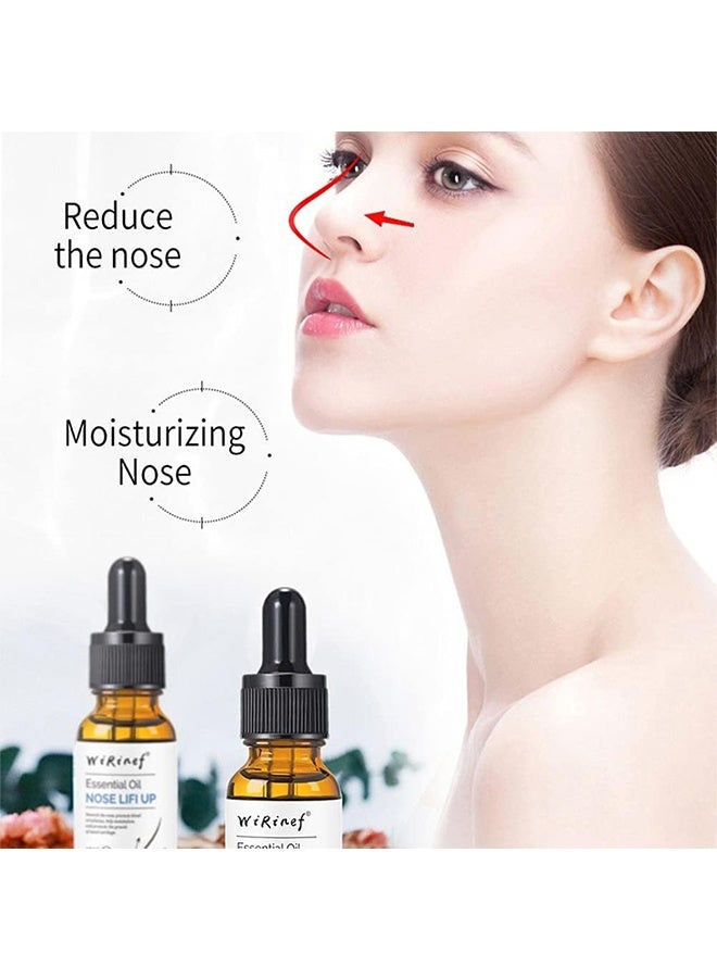 WiRinef Nose Essential Oil, 3 PCS Nose Lift up Oils, Enhance Rhinoplasty Collagen Firming Moisturizing Serum Nose Reshape Natural Facial Skin Care,Beauty Gifts for Women Man Wide Noses - Image 4