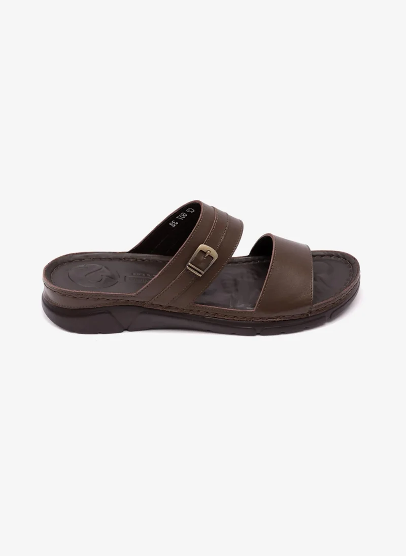 كومفورت بلس COMFORT PLUS ELEGANT TRIM LADIES SANDAL BROWN