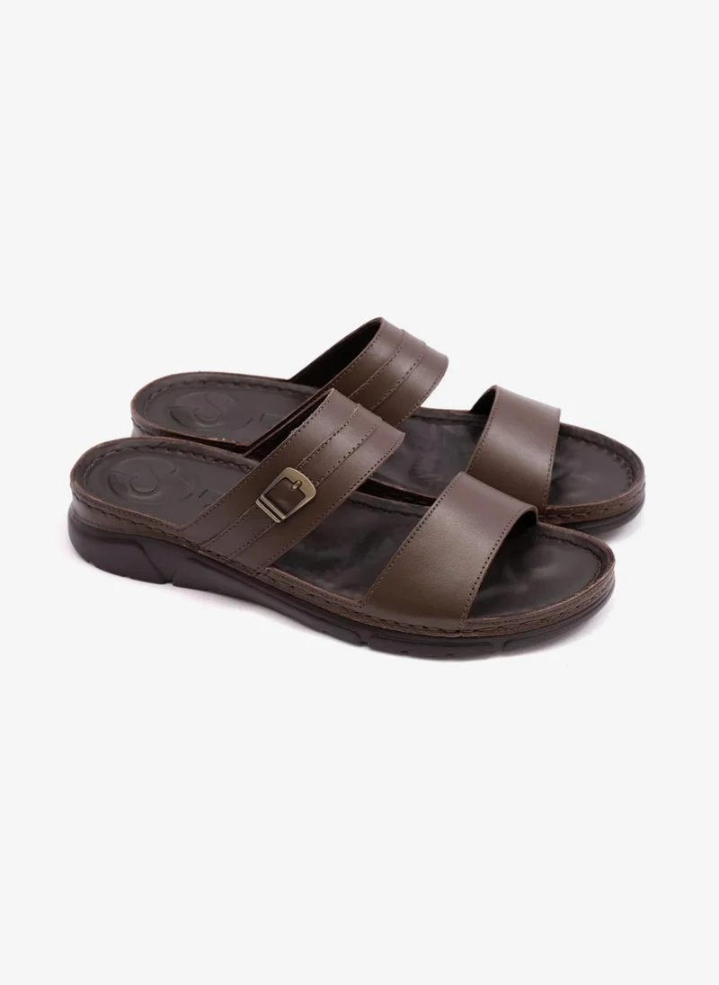 كومفورت بلس COMFORT PLUS ELEGANT TRIM LADIES SANDAL BROWN