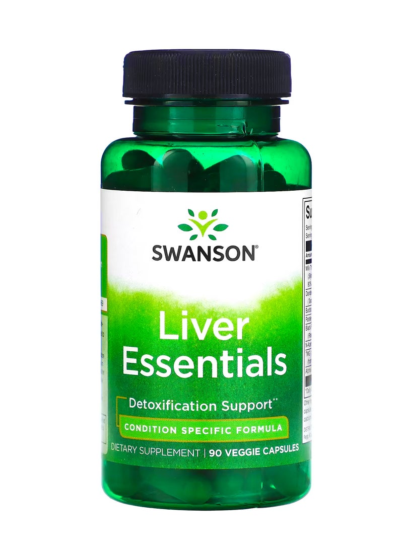 SWANSON Liver Essentials, 90 Veggie Capsules