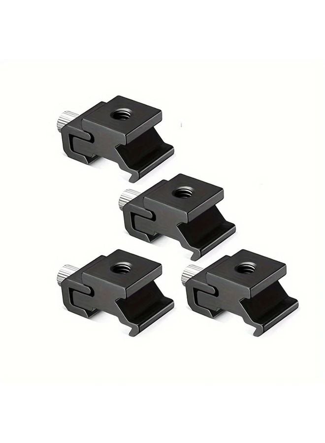 1pc Metal Flash Bracket with Cold Hot Shoe Mount 1 4 Tripod Screw for Light Stands - Image 5