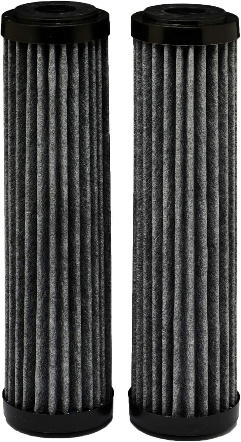 EcoPure EPW2F Premium Fact Universal Whole Home Filter (2 Pack), Dark Gray/Black - Image 1
