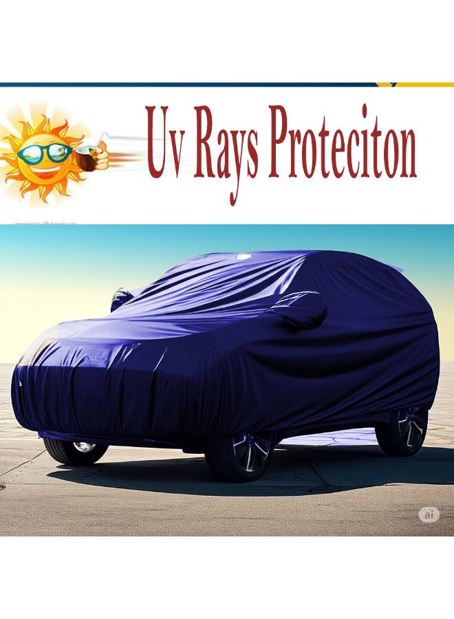 TORONTO Waterproof Car Cover for Lexus LX570 LX600 LC200 LC300 (2008–2024) – All-Weather Outdoor Cover with Zippered Driver & Trunk Access, Windproof Straps, UV Snow Rain Dust Protection  - Image 3