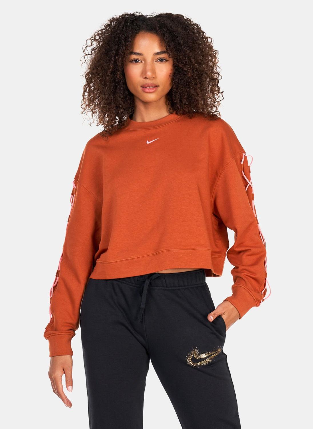 Nike Women's Dri-FIT Get Fit French Terry Crewneck Novelty