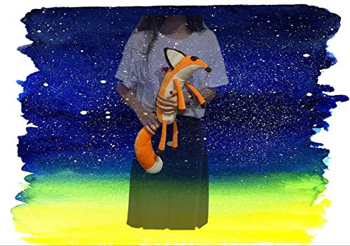 VANVENE The Little Fox Le Petit Fox Plush Doll Puppet Toy, Fox Throw Pillow Orange Fox Cartoon Sleeping Stuffed Toy for Prince Christmas/Birthday/Party - Image 5