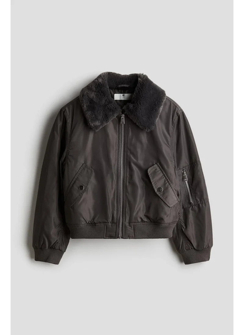 H&M Collared Bomber Jacket