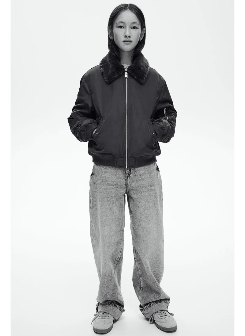 H&M Collared Bomber Jacket