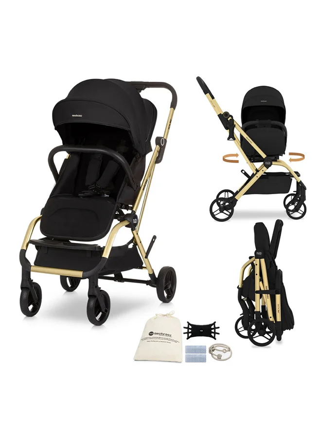 neobreez OCTA 360° Rotate Seat Lightweight Compact Travel Toddler Baby Stroller,  Reversible Handle Baby Trolley, Two-Way Baby Stroller, One-Hand Fold, Waterproof UPF 50+ Canopy, 0-4 Yrs, 22kg,  3yrs Warranty