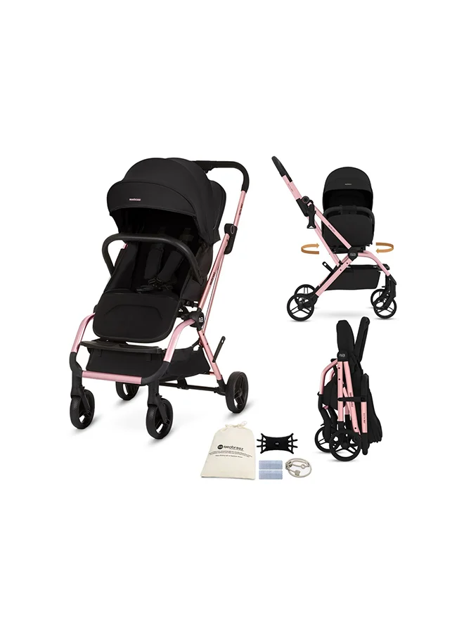 neobreez OCTA 360° Rotate Seat Lightweight Compact Travel Toddler Baby Stroller,  Reversible Handle Baby Trolley, Two-Way Baby Stroller, One-Hand Fold, Waterproof UPF 50+ Canopy, 0-4 Yrs, 22kg,  3yrs Warranty