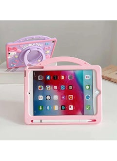 GUDOO Kids Case for iPad 10th Generation 10.9 inch 2022 with Pencil Holder and 360°Rotatable Hand Strap/Stand, iPad Silicone Cover 10th Generation for Kids  - Image 4