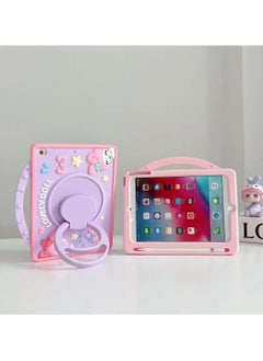 GUDOO Kids Case for iPad 10th Generation 10.9 inch 2022 with Pencil Holder and 360°Rotatable Hand Strap/Stand, iPad Silicone Cover 10th Generation for Kids  - Image 5