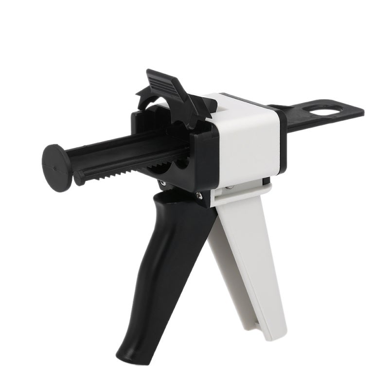 Ratio Dental Impression Mixing Dispenser Universal Silicone Rubber Dispenser Gun - Automatic Mixing Delivery Reusable Cartridge Dispenser for Dual-Cured Temporary Crown Bridge Resins - Image 1