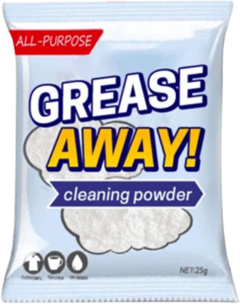 klarako Grease Away Powder Cleaner,Multifunctional Cleaning Powder,Instant Grease Removal Oven Cookware Cleaner for Kitchen Sink,Oven Cookware, Bathroom & Outdoor Use (3 Pack) - Image 1