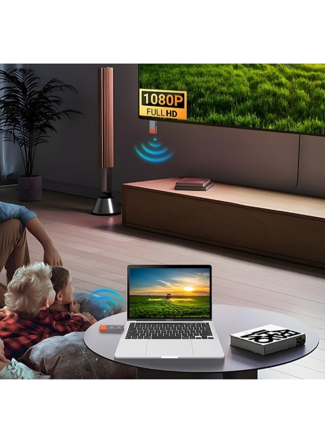 Wireless HDMI Transmitter and Receiver, Non-Delayed Streaming. 165FT/50M, 4K decoding to 1080P Output, Plug and Play Dual-Band 2.4G+5.8G Wireless HDMI, Suitable for PC/Camera/Projector/STB/Monitor. - Image 3