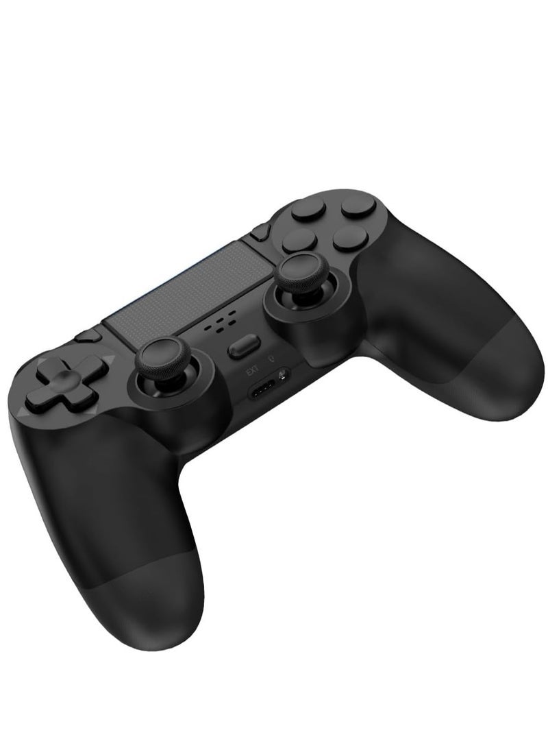JAJEEK PS4 Controller Wireless, with Vibration Feedback, Motion Sensing, Touchpad, Light Bar, Share, Speaker, 3.5mm Headphone Jack (Black) - Image 2