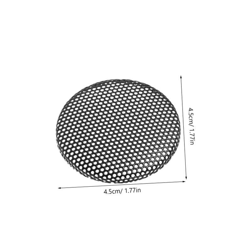 8Pcs Round Speaker Grill Covers Protective Metal Mesh Guard Smooth Edge Easy Installation - Image 3
