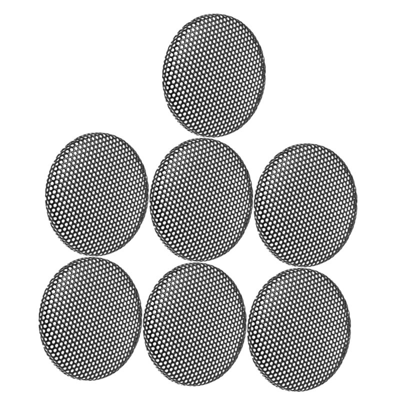 8Pcs Round Speaker Grill Covers Protective Metal Mesh Guard Smooth Edge Easy Installation - Image 2