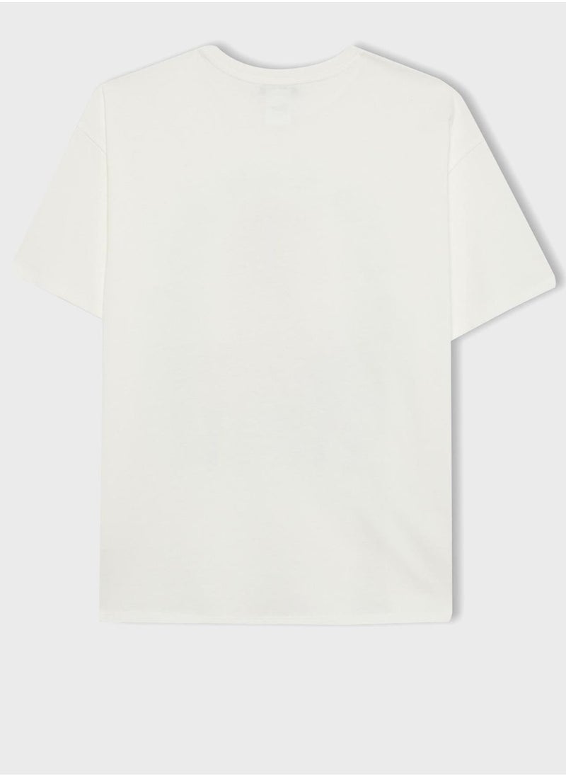 DeFacto Oversize Fit Tupac Shakur Licensed Crew Neck Print  - Image 4