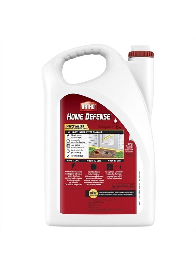 Ortho قاتل الحشرات للدفاع المنزلي للاستخدام الداخلي والمحيط، 1.33 جالون، عبوة واحدة - Image 2