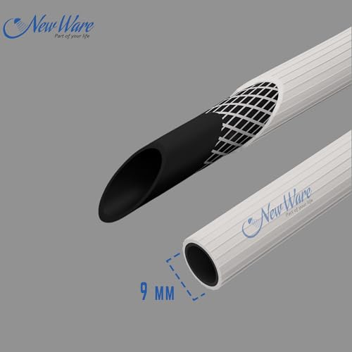 NEW WARE® Easy Fit 5 Meter Washing Machine Inlet Pipe with Universal Tap Adapter |Leak-Proof Connector | PVC Water Inlet/Inflow Hose for Top & Front Load Fully Automatic Machines - Image 3