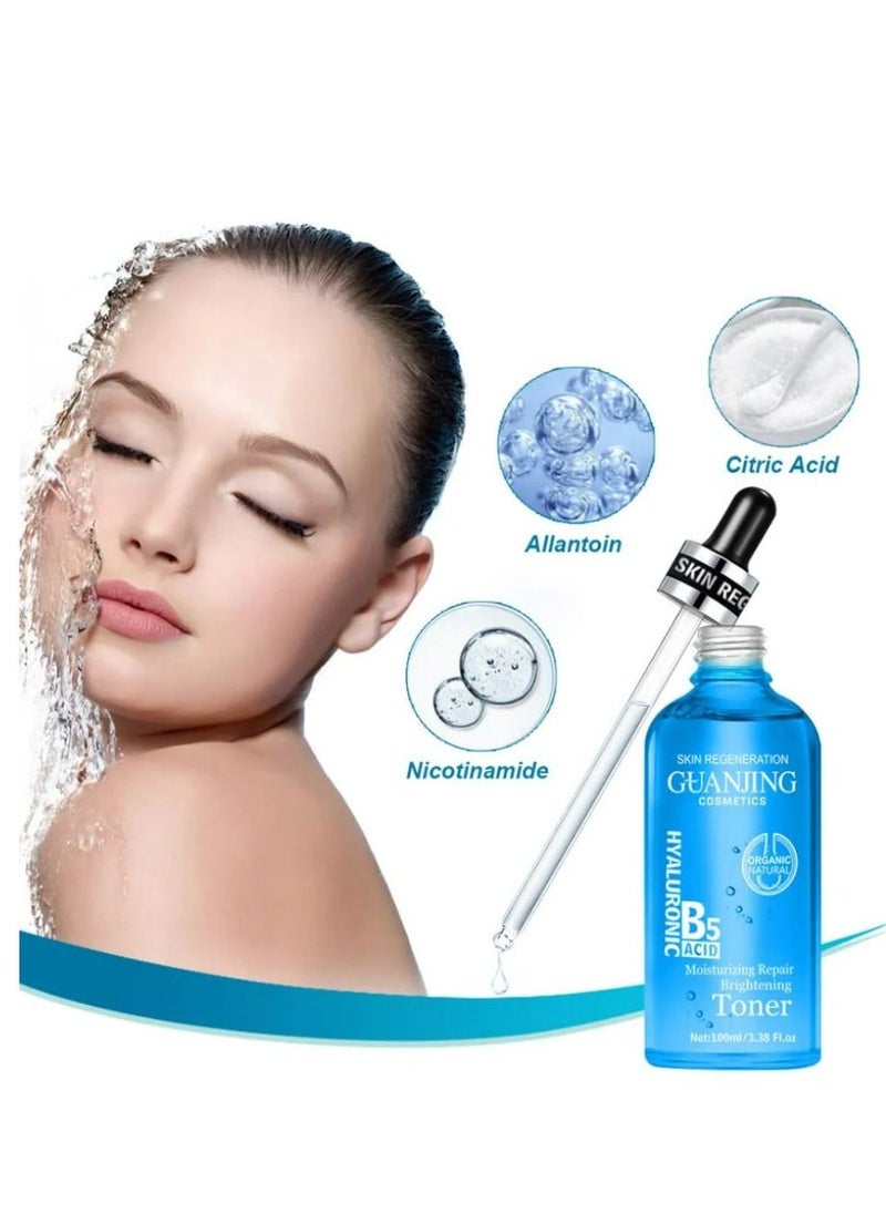 GUANJING Hyaluronic Acid B5 Moisturizing Repair Brightening Toner 100 ml  - Image 3