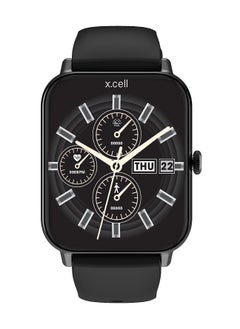 Xcell Xcell G8 Talk Smart watch, Heart Rate/Blood Pressure/Oxygen Level Monitoring, Receive & Make Calls,Water Resistance: IP67, 1 Week Battery Life, Compatibility: IOS/Android-Black  - Image 1