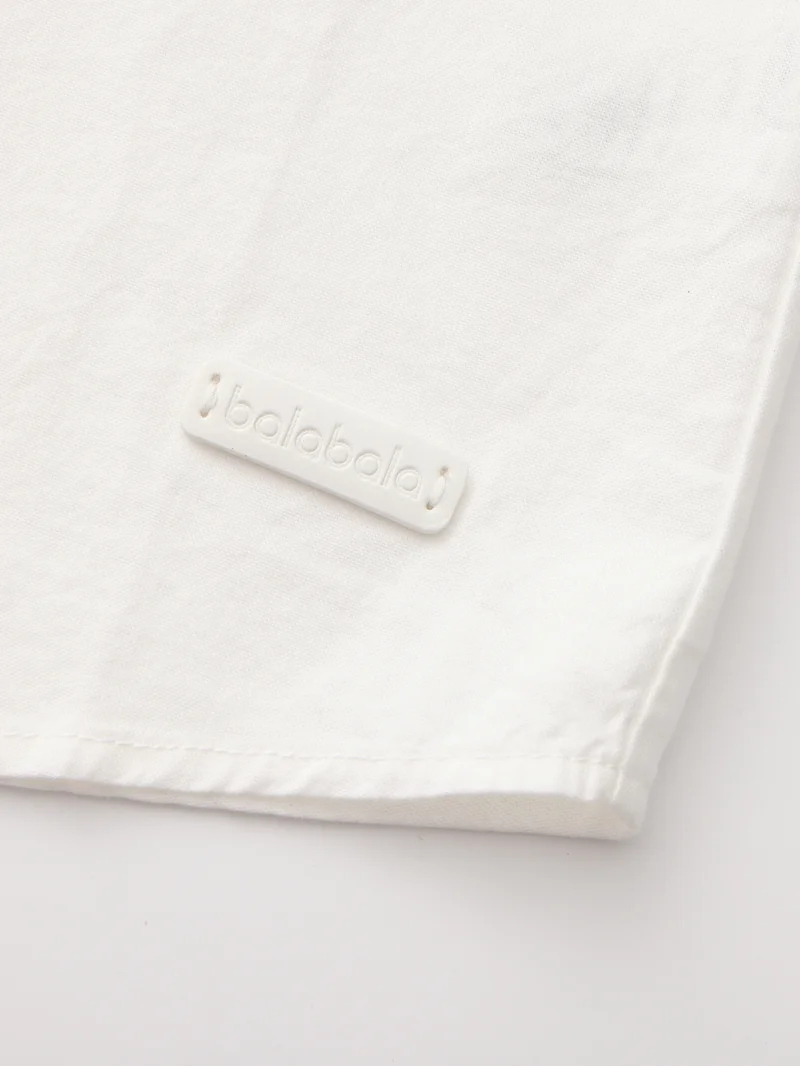 Balabala White Kids Boys Woven short-sleeved shirt for Men | Best Price UAE