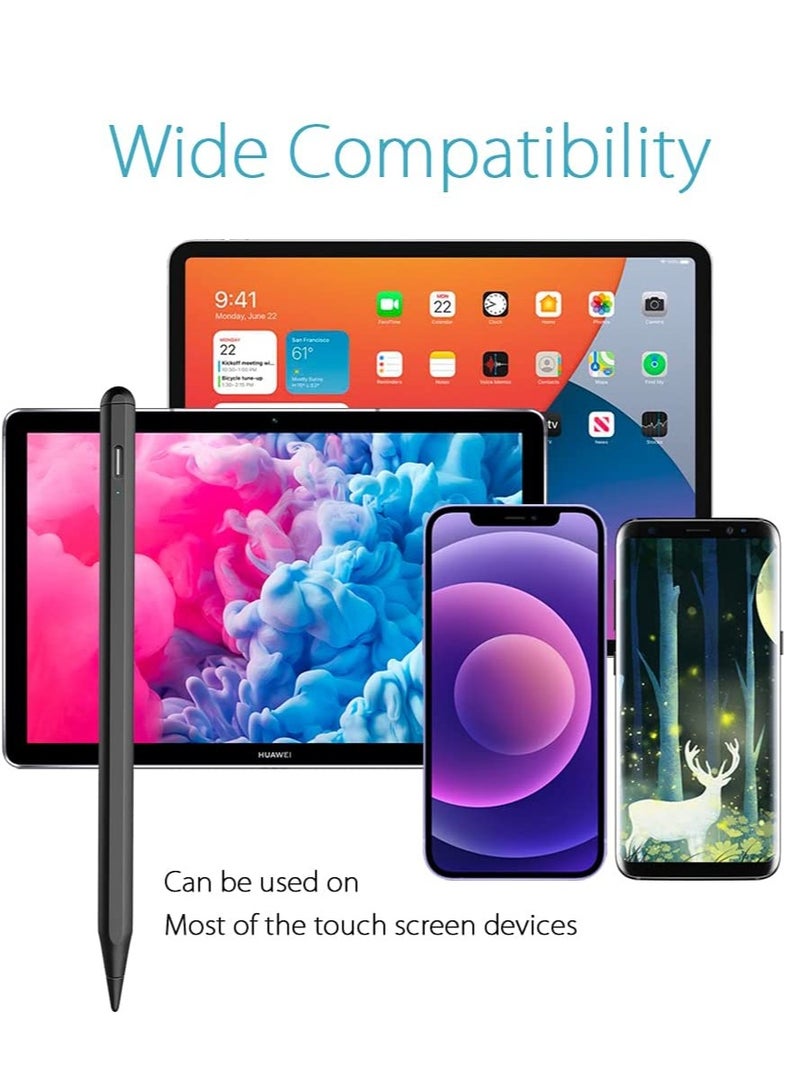 2021 Upgraded Stylus Pen for Touch Screens, Rechargeable Phone Pen for Android & iOS Compatible with iPhone/iPad/Pro/Mini/Other Tables & Smart Phone - Image 3
