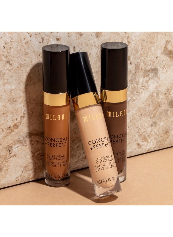 Milani Conceal + Perfect Longwear Concealer - Light Nude (0.17 Fl. Oz.) Vegan, Cruelty-Free Liquid Concealer - Cover Dark Circles, Blemishes & Skin Imperfections for Long-Lasting Wear - Image 5